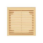 Решетка вентиляционная вытяжная с рамкой 150*200 АБС-пластик 1520ВР бежевая