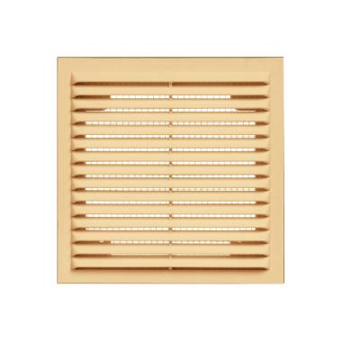Решетка вентиляционная вытяжная с рамкой 150*200 АБС-пластик 1520ВР бежевая