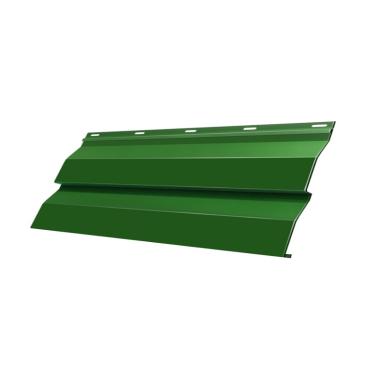 Сайдинг металлический корабельная доска, Зеленая листва 0,6м.