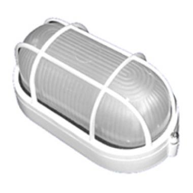 Светильник улич.под лампу НПБ1402 210х105х85мм Белый/овал с реш. 60Вт IP54 TDM
