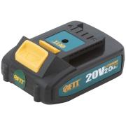 Батарея акк. 20 В; li-ion; 2,0 Ач; 0,4 кг ; индикатор заряда; коробка ФИТ
