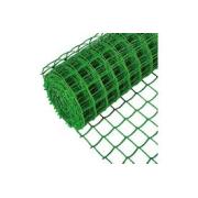 Сетка рабица, ПВХ 50*50 рулон 10м, 2,5мм*1,2м зеленый