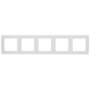 Рамка"Simon"5пост гор.Белый