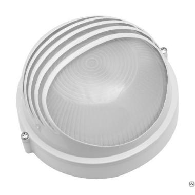 Светильник светодиодный,герметич.НПБ1307 60Вт IP54 патрон Е27 Белый /круг ресничка TDM