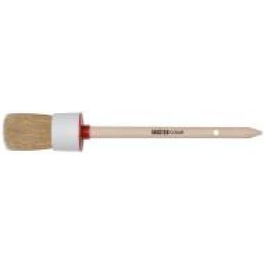 Круглая кисть, натур. щетина, 55% топс, деревянная ручка, Ø35 мм Master Color