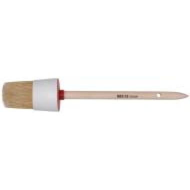 Круглая кисть, натур. щетина, 55% топс, деревянная ручка, Ø45 мм Master Color