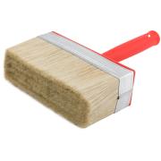 Кисть-Макловица, натур. щетина, нерж. обжим, красная пласт. ручка, 150 х 50 мм