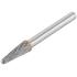 Шарошка карбидная, штифт 6 мм, тип "L", коническая закругленная 8х22х67 мм ФИТ