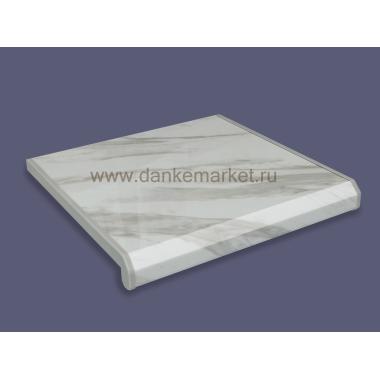 Подоконник Danke Серый глянцевый Komfort 100 мм