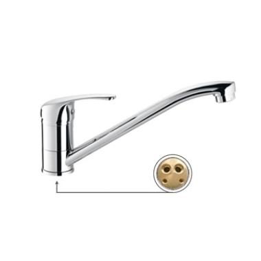 Смеситель д/кухни шар. с длин. изливом, G141110, Gota Rocio