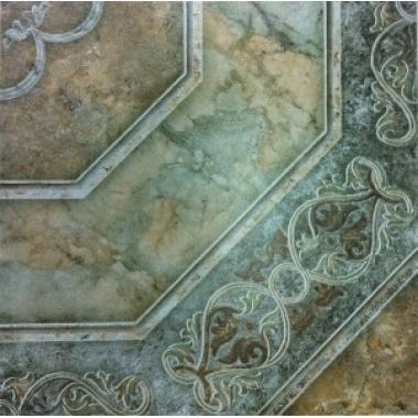 Плитка керамогранит 327*327, Лаура, Зеленая, (13 шт/кор.), (1,39м2/кор.), 46 шт./паллета, ВКЗ Волгог