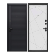 Дверь металлическая Черный Кварц (960*2050мм) правая "Ferroni"686