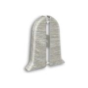 Торцевая заглушка для плинтуса, правая 253 Ясень серый  Идеал Классик 85мм