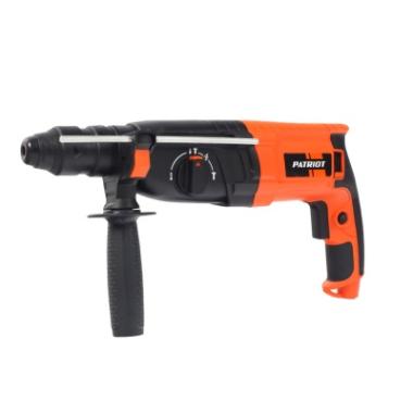Перфоратор PATRIOT RH 265Q, SDS+, 3 режима работы, быстросменный патрон QCC, макс.диаметр 26мм, в пластиковом кейсе, набор буров, глубиномер