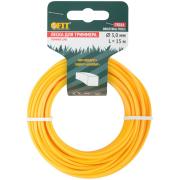 Леска для садовых триммеров "Квадрат" 3,0 мм х 15 м ФИТ