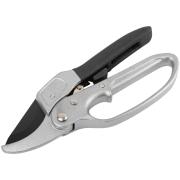 Секатор, храповый механизм, режущ.кромки встык с наковальней, тефл.покр.лезвий, алюм.корпус 200 мм Курс