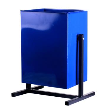 Урна уличная "Универсал" Синий, квадрат 26л.