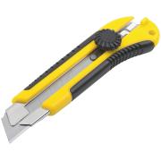 Нож технический 25 мм усиленный прорезиненный, вращ. прижим ФИТ