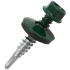 Саморез кровельный D 5,5 мм. 25 мм. Зелёный мох (RAL 6005)