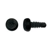 Саморез для крепления профилей, сверло, черный фосфат D 3,5 мм 11 мм