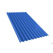 Профнастил НС-21, Ультрамарин (RAL 5002), 0,45 мм, 5м