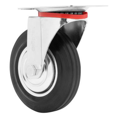 Колесо поворотное, диаметр 160 мм, крепление  платформенное// Сибртех