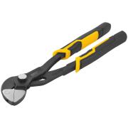 Клещи переставные crv, быстрая регулировка, плоские губки без насечек, Профи 250 мм ФИТ