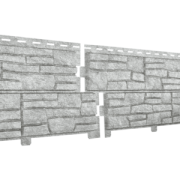Сайдинг Стоун-Хаус, 2,0м сланец Светло-серый (0,45м2) 15 шт /уп Ю-Пласт