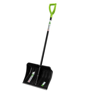 Лопата для уборки снега 535х375х1400мм полипропилен до-50°C, стальной черенок, BASE Palisad