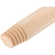 Черенок для метел деревянный с деревянной резьбой 1200 мм, FIT РОС