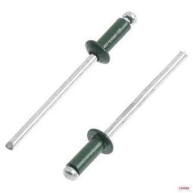 Заклепка 3,2*8 алюм,/сталь SRC зелёный мох (RAL 6005)  (50шт/уп)