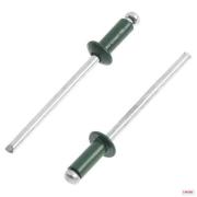 Заклепка 4,0*10 алюм,/сталь SRC зелёный мох (RAL 6005)  (50шт/уп)