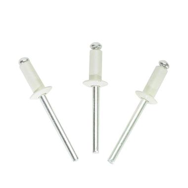 Заклепка 4,8*10 алюм,/сталь SRC сигнально белый (RAL 9003)  (50шт/уп)