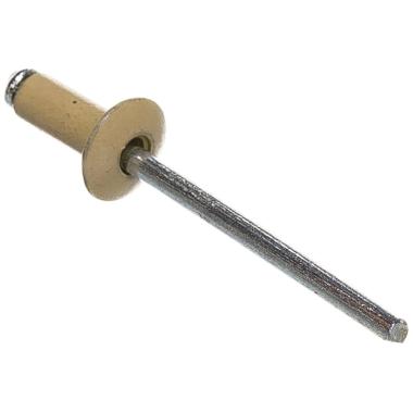 Заклепка 4,8*10 алюм,/сталь SRC слоновая кость (RAL 1014)  (50шт/уп)