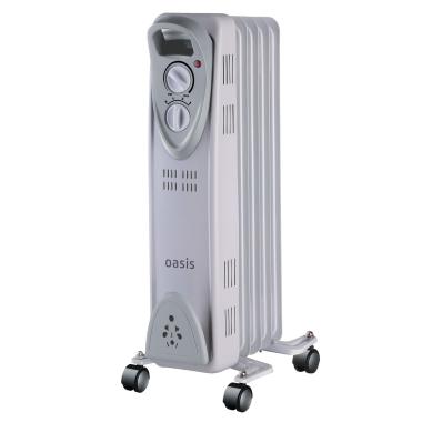 Обогреватель масляный радиатор, US-10, 1 кВт, Oasis