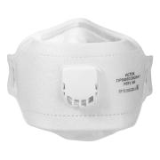 Полумаска фильтрующая, ffp1, складная (трехпанельная), 4-х слойная, с клапаном Исток