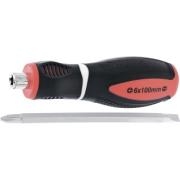 Отвертка комбинированная, SL6/PH2, CrV*100мм, трехкомпонентная рукоятка ( ERA) Matrix