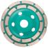 Алмазный шлифовальный диск "Чашка", двухрядный, greatflex light, 125 x 5.0 x 8.0 x 22.2 мм