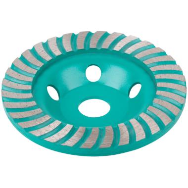 Алмазный шлифовальный диск "Чашка", сегментированный турбо, greatflex light, 125 x 5.0 x 20 x 22.2 мм