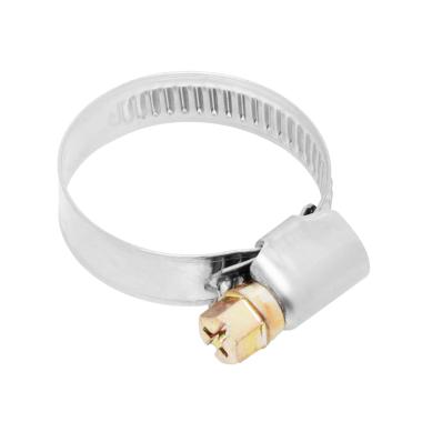 Хомут металлический 20-32 мм, 9мм, НЕРЖ.сталь, болтовое крепление 50шт/уп (ПОШТУЧНО), Сибртех