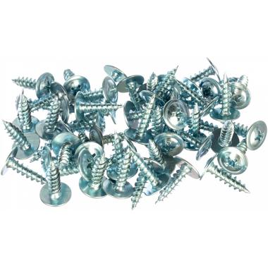 Саморез с прессшайбой, острый, D 4,2 мм 51 мм оцинкованный ( 50шт/уп)