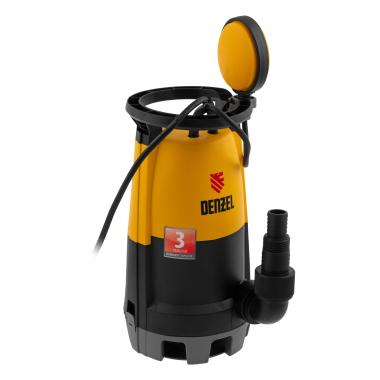 Дренажный насос DP-600S, 600 Вт для чистой и грязной воды , напор 7 м, 13000 л/ч Denzel