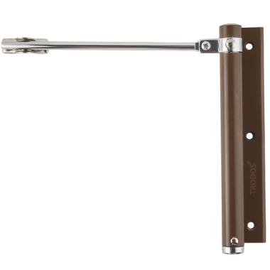 Доводчик дверной TRODOS TD-35 пружинный коричневый до 35 кг