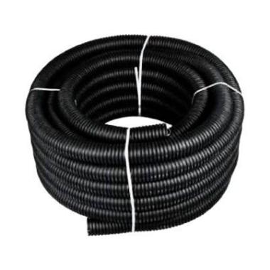 Труба гофрированная ПНД 32мм черный наружная (Бухта 50м) продажа кратно 5м