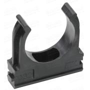 Крепёж-клипса для трубы D32мм черный (50 шт)