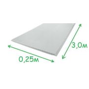 Панель ПВХ 3,0*0,25 (Белая глянцевая ) STELLA Light (10)