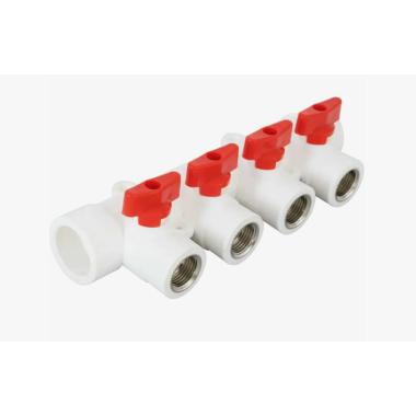 Коллектор ПП, D32-1/2, 4 вых. ВР