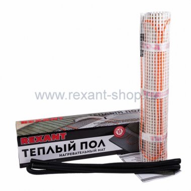 Мат нагревательный RNX-0,5*4м, 300Вт, (2,0 м/кв), REXANT, 51-0504-2