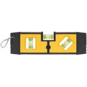 Уровень "Мини" пластиковый, 3 глазка, магнитный, с алюминиевой рамкой, Профи 150 мм ФИТ