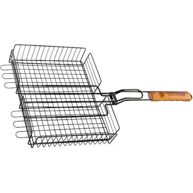 Решетка гриль 260 х 320 х 65 мм, объемная, антипригарное покрытие,Palisad